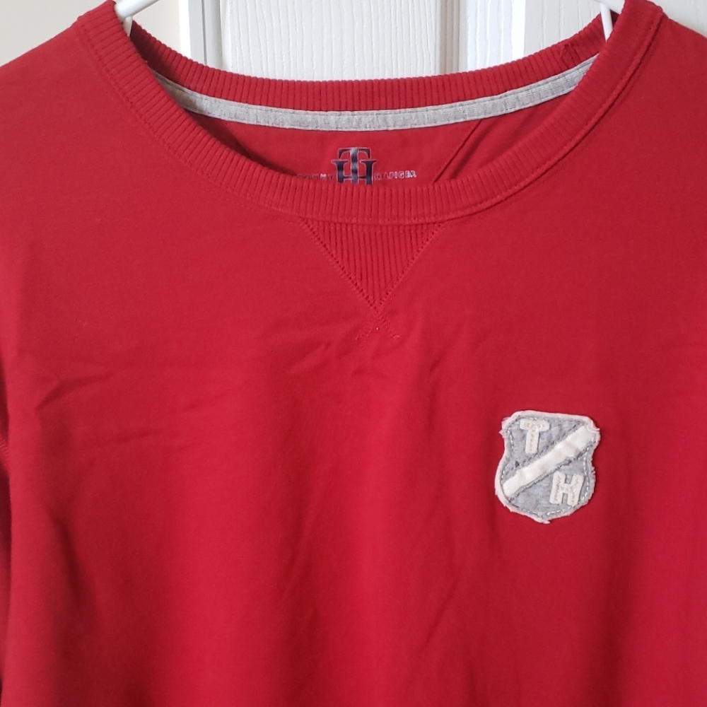 Tommy Hilfiger long sleeves Tee Red Size L - Picture 4 of 10